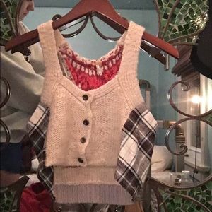Free People Cropped Vest